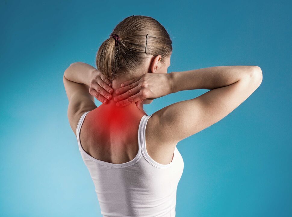 រោគសញ្ញានៃជំងឺ osteochondrosis មាត់ស្បូន